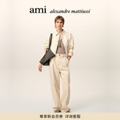 编织爱心丹宁外套 牛仔夹克 Ami Paris女士同色钩针ADC短款