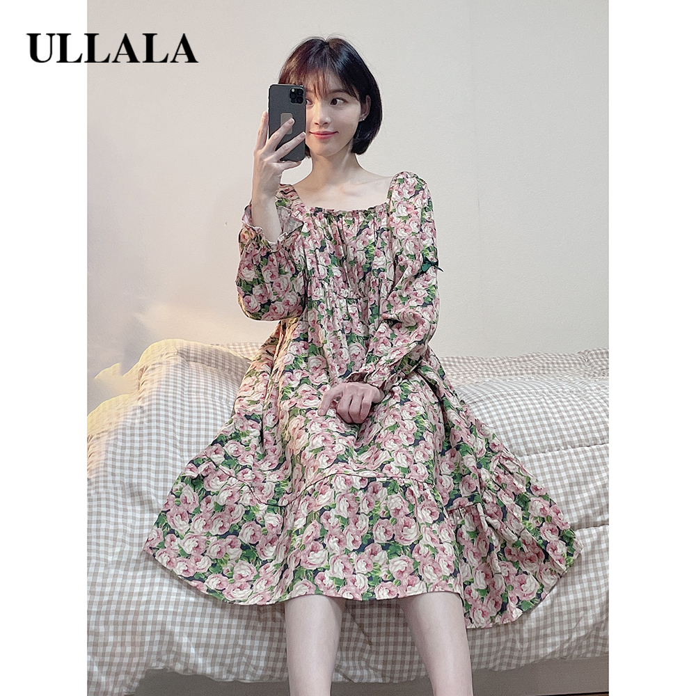繁华Ullala韩国睡裙甜美