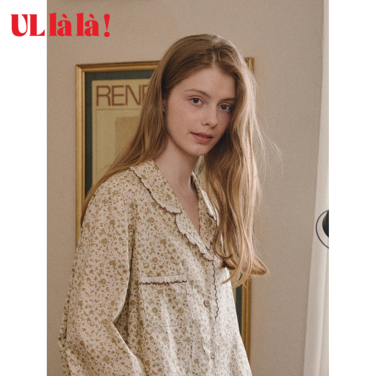 Ullala韩国进口纯棉睡衣套装