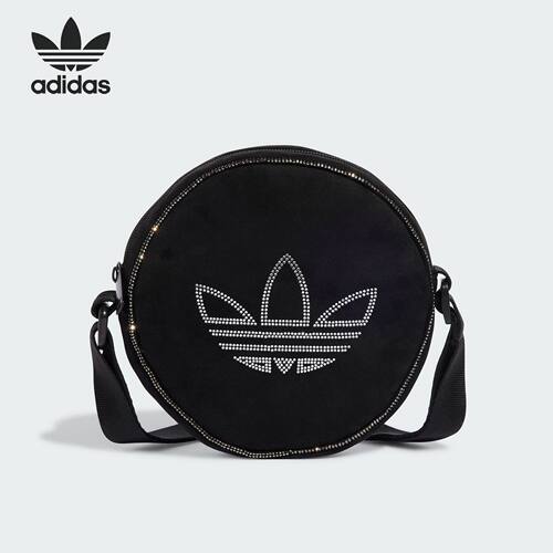 Adidas/阿迪达斯三叶草ROUND BAG 运动休闲单肩背包小圆包IT7387