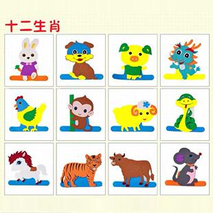 蛇年头饰动物头饰幼儿园表演道具儿童帽子十二生肖头套运动会面具