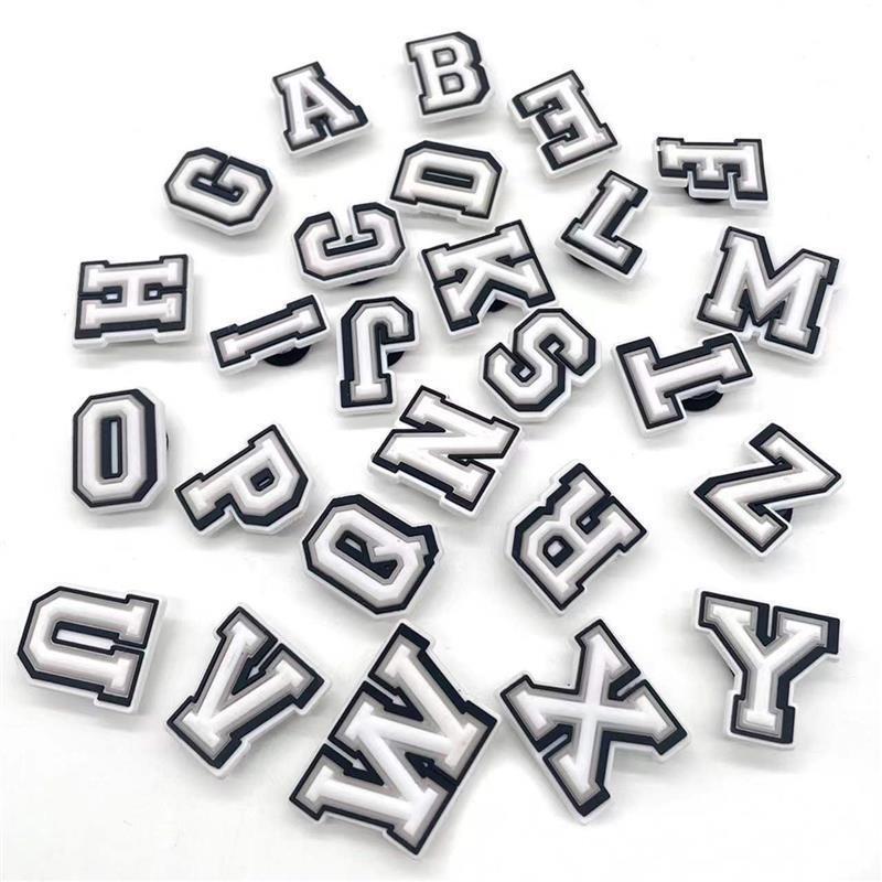 Shoe Charms Decorations for Crocs 1pcs Alphabet Letter Pins