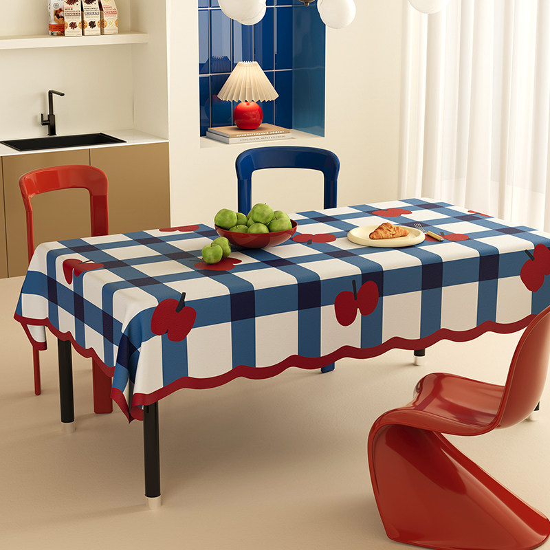 多巴胺格纹简约桌布防水防油免洗桌布餐桌布PVC茶几饭厅格子布,居家布艺,桌布,淘宝优惠券,粉丝福利购,淘宝优惠卷