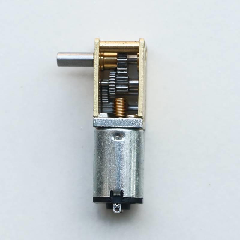 N20-1218自锁蜗轮蜗杆减速电机3V6V12V微型直流低速马达智能小车图片