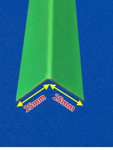 pvc护条阳角保护角装 50m瓷砖包边条装 饰条角打孔免防撞护墙25mm