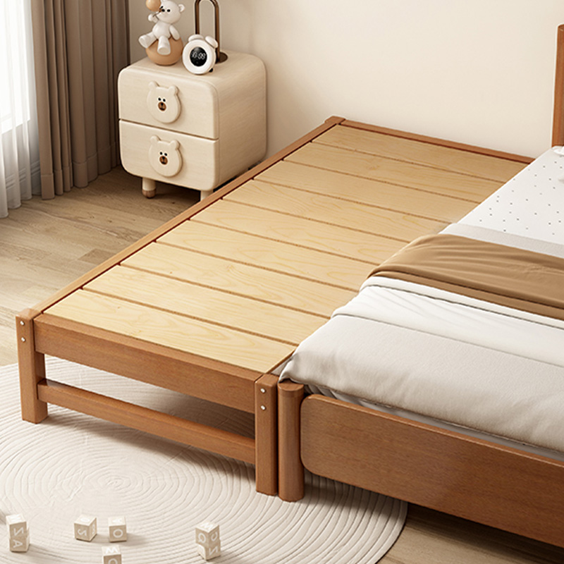实木儿童拼接床婴儿床边加宽平接大床无缝拼接定制男女孩单人小床