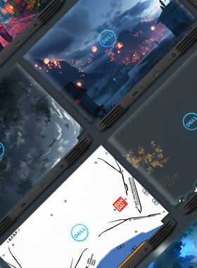 适用戴尔G15 5511电脑5520贴纸3500游匣G3燃7000灵越16plus7610保护膜G5 5590笔记本G16贴膜15.6寸全套外壳膜