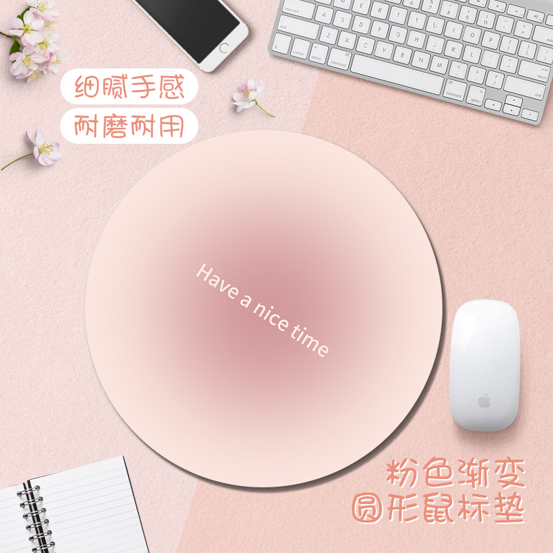 创意文字鼠标垫办公室桌垫2025男女生护腕垫学生学习写字台书桌垫