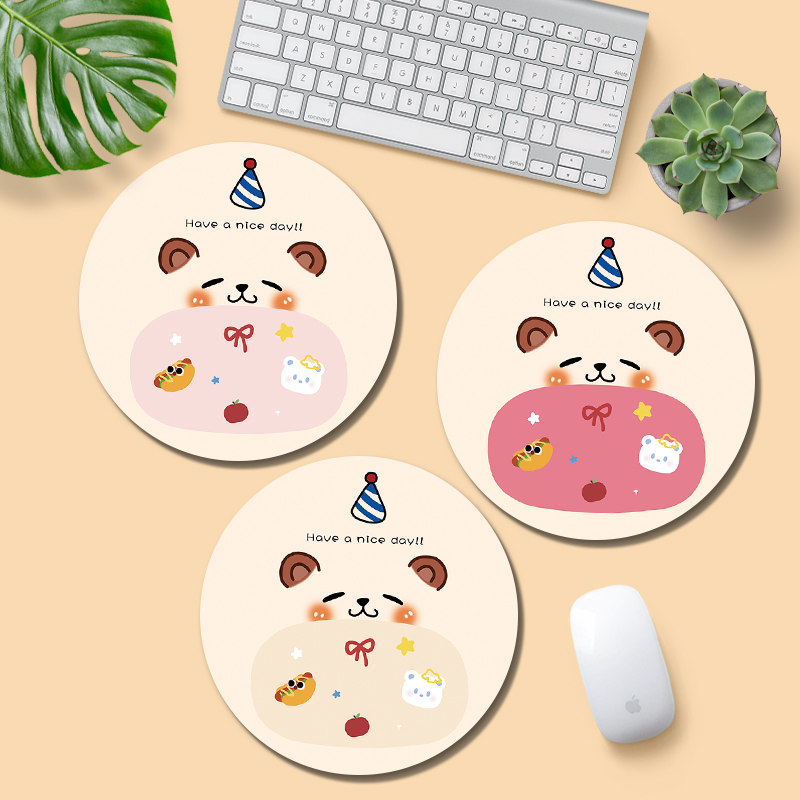 小巧便携橡胶鼠标垫支持定制