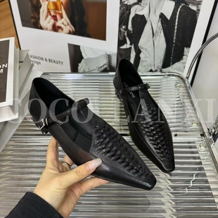 百搭尖头低跟气质百搭小单鞋 舒适时尚 COCO 25LF018LX LANXI