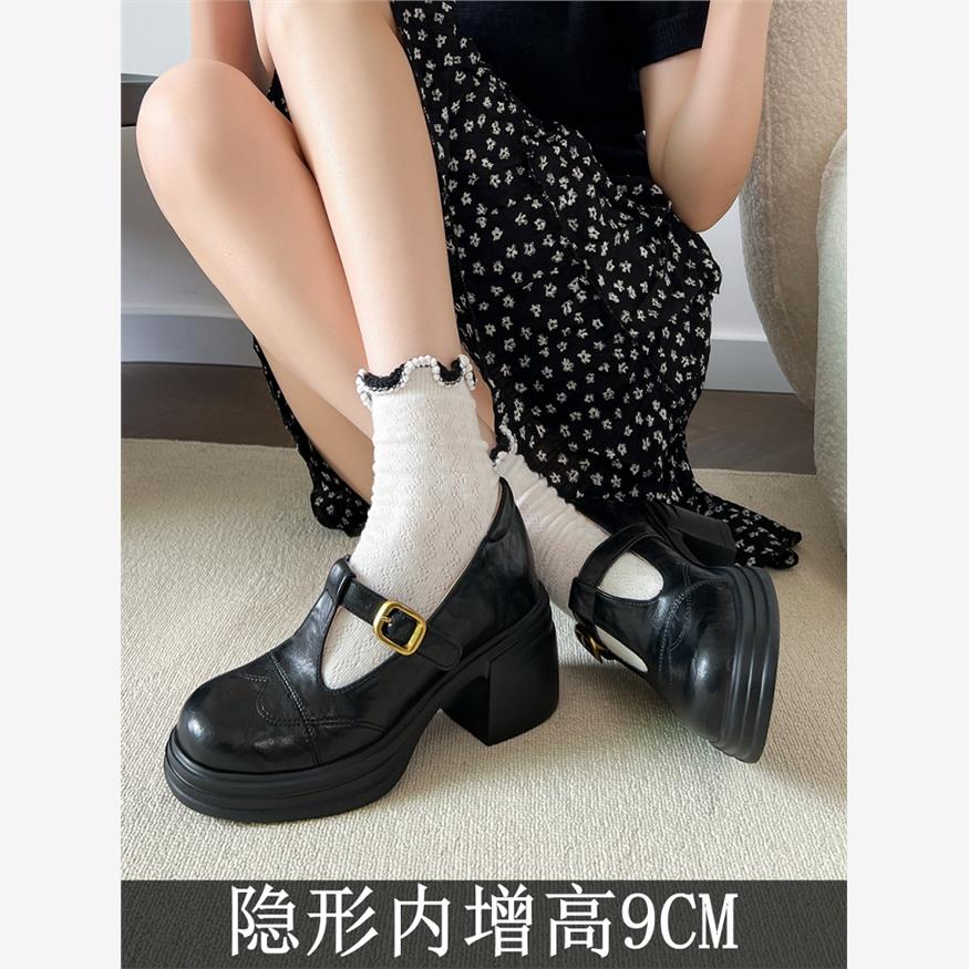 高跟鞋女内增高玛丽珍鞋2