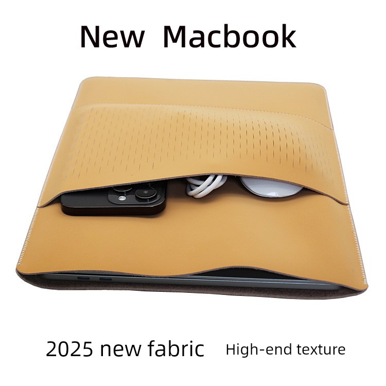 适用于笔记本电脑包苹果Macbook Air13内胆包Pro14保护皮套袋13.3 13.6 14英寸M1 M2/m3/m4无磁铁男女配件