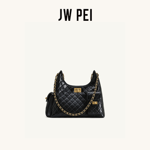 5S338 PEI单肩包Vivian绗缝链条包小香风流浪包hobo腋下包新款