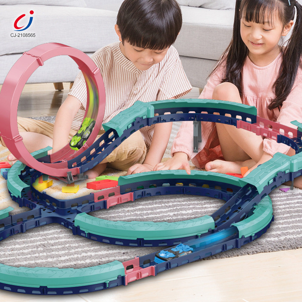 REMOTE CONTROL ELECTRIC COLLISION TRACK RACING CAR ASSEMBLY PARENT-CHILD INTERACTIVE COMPETITION KIDS EDUCATIONAL BABY BOY TOYS GIFTS