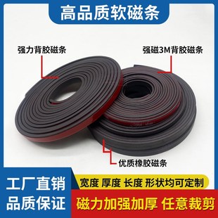 方形磁条贴自粘防蚊门帘磁吸多A功能磁条隐藏式不锈钢自粘磁吸