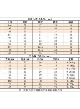 铣床CNCM10M12Mp16直齿压板三角规模具压板平行压规组合夹具压垫