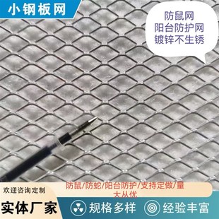 饰网 镀锌钢板网机械防护网防鼠防蛇小L孔铁丝网吊顶装