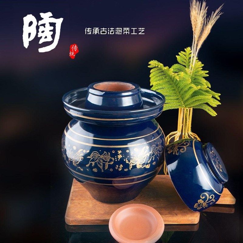 老式酸菜缸c密封罐子腌菜缸加厚家庭厨房专用四川土陶陶瓷泡菜坛,厨房/烹饪用具,泡菜罐/坛,淘宝优惠券,粉丝福利购,淘宝优惠卷