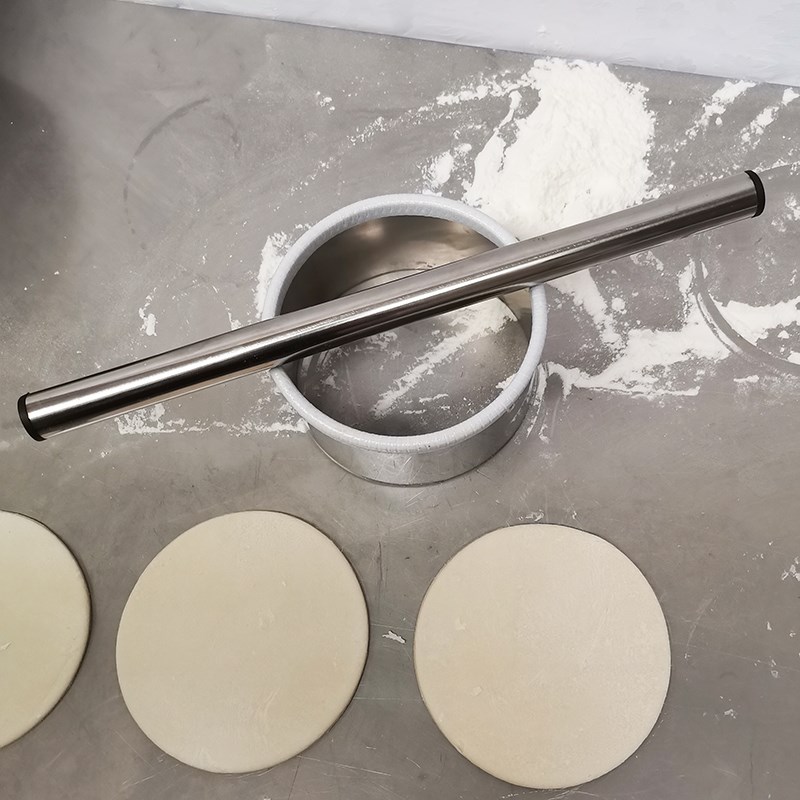 圆形切刀不锈钢模具白吉馍口福饼千层烤饼加N长圆把手制作卡子工