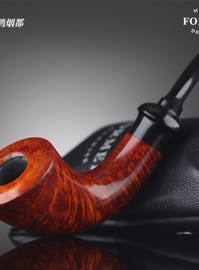 云鹤丹麦进口Former佛么大师手工石楠木烟斗光面号角