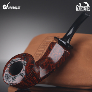美国Grant Batson格兰特·巴特森手工石楠木烟斗光面都柏林海盗级