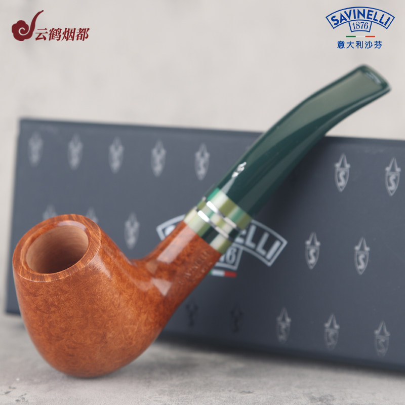 意大利Savinelli沙芬进口石楠木烟斗森林P414 628烟斗正品男士