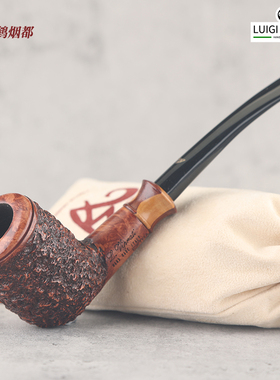 云鹤意大利Viprati维布拉蒂手工石楠木烟斗喷砂EXTRA44-30