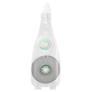 得力VR12TX按动推动修正带替芯12米透明膜带替芯6m学生用改正带涂改带修改带替换芯实惠可用VR12/vr18