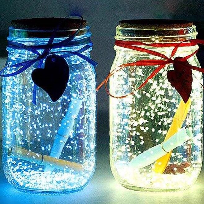 玻璃空瓶子装小星星折纸的创意透明千纸鹤罐子盒子礼盒放五角星拆