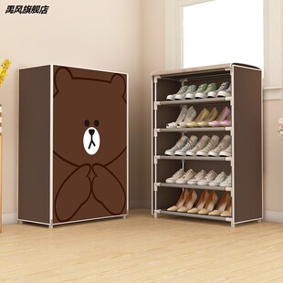 鞋架防尘牛津帆布单卖鞋柜防水布艺加厚罩子衣柜外套布套外罩简易
