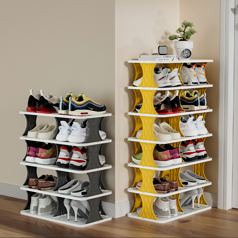 加厚可移动多层双排鞋架