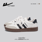 复古德训鞋 运动板鞋 女款 春季 回力女鞋 厚底小白鞋 2026新款 帆布鞋 女