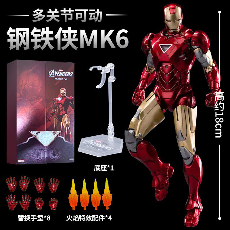 中动漫威钢铁侠mk6马克6