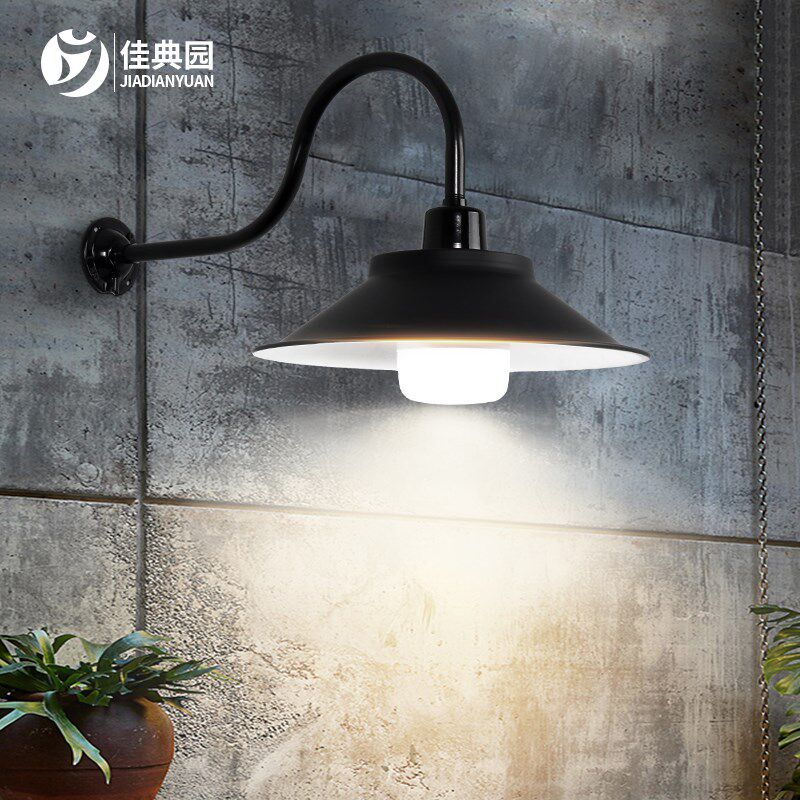 LED壁灯户外路灯工矿灯防水马路灯罩庭院灯过道灯门口 室外照明灯