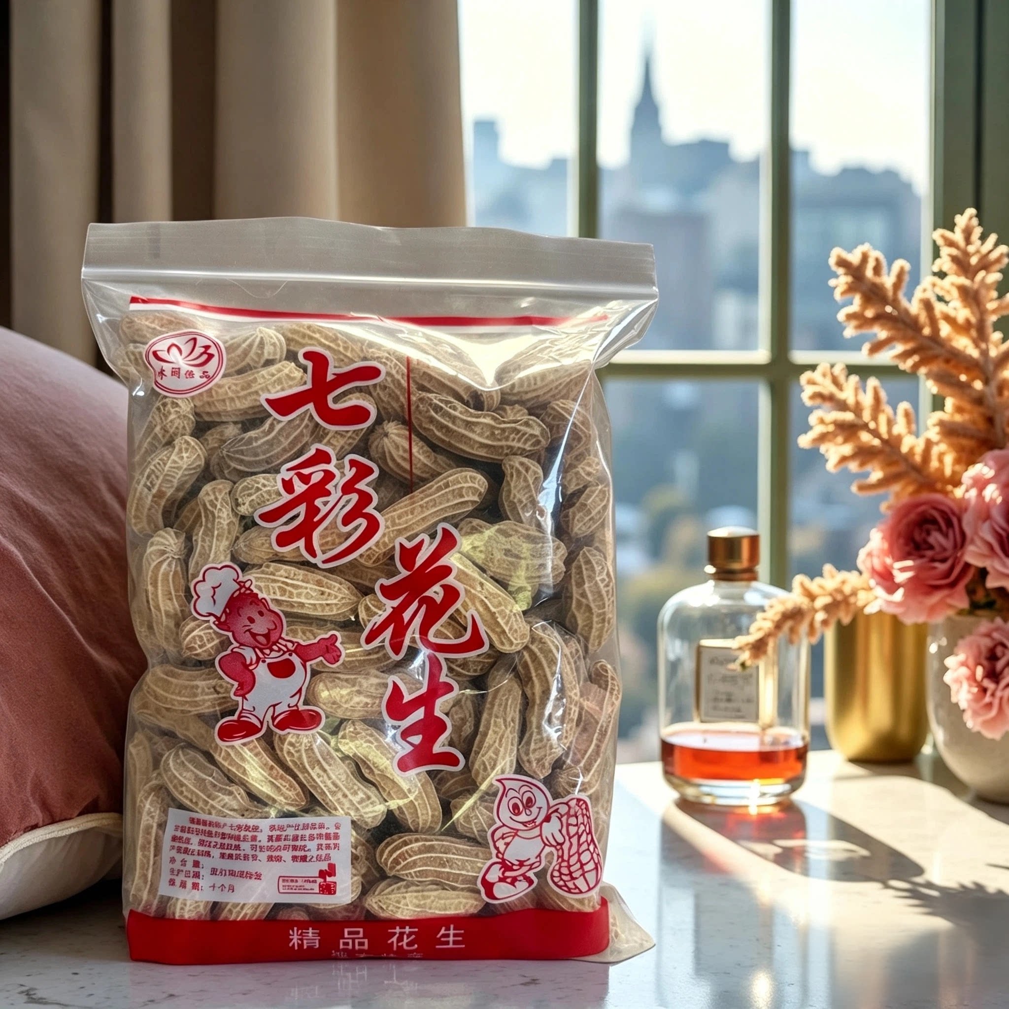 七彩花生龙岩花生500克袋装
