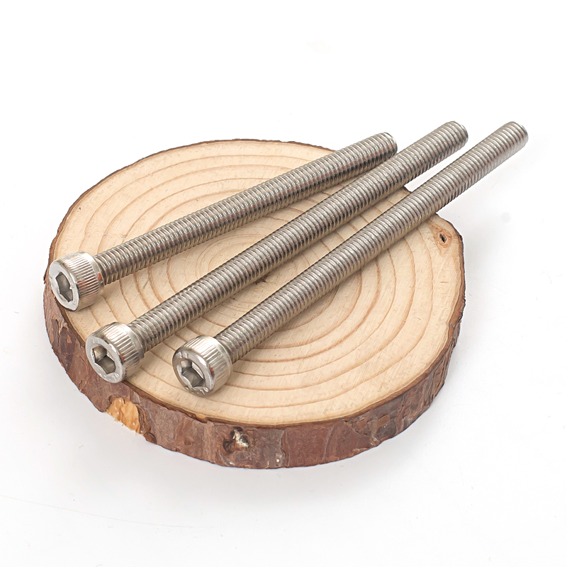 最长200mmM6-M2n0加长 304不锈钢内六角螺丝钉圆柱头栓M8M10M12M1