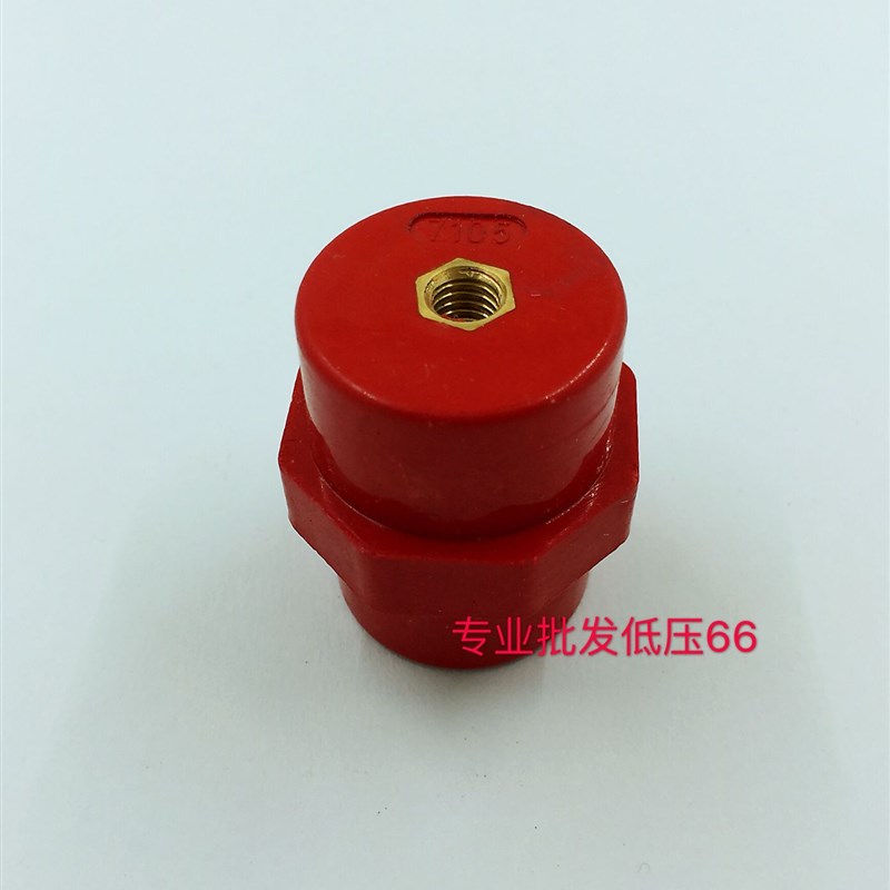 SM7105 进口引进绝缘子t 红色高品质铜螺丝高强度纺锤38mm*M6