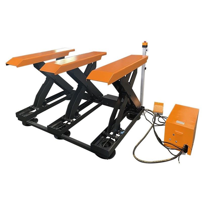 免挖坑E型升降平台 固定剪叉式小型升降台机木工自动上下料升降台