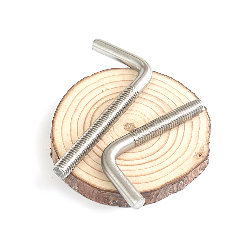 7字型不锈b钢304螺丝直角螺钉 L型螺杆七字地脚螺栓M4M5M6M8M10M1