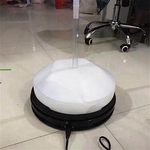 气球旋转木马自动转盘底盘 插电静音ABS塑胶材料生气派对商场活动