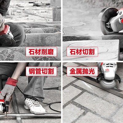 大有2903充电角磨机20V无刷锂电切割机100mm抛光机打磨机锂电手磨