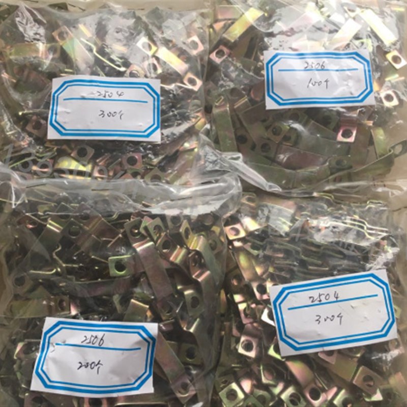 PC油管固定夹 油管管夹 铁皮管夹 尼龙管/气管多条管管夹液压配件