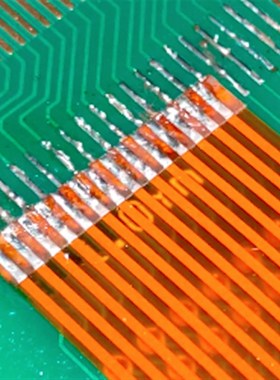 排线2.54mm间距13/25/50/100MM3/4/5/6/7/8/9/10pin芯黄色焊接FPC