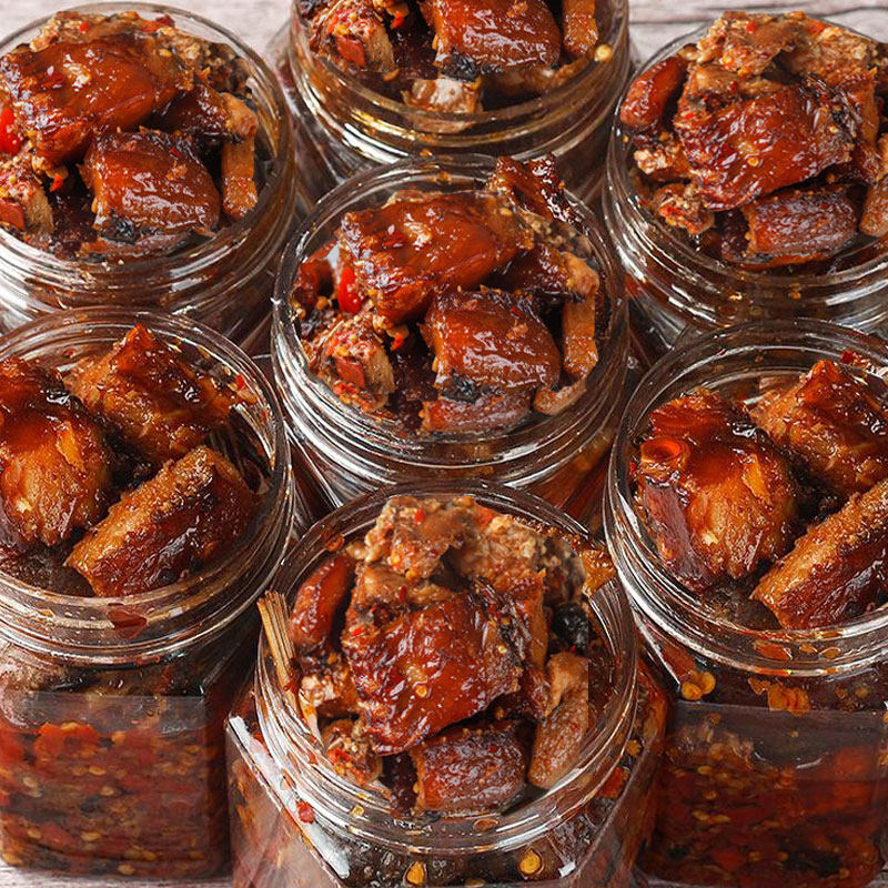 湖南特产熏鱼腊鱼块香辣鱼排下饭菜麻辣农家自制小吃零食鱼