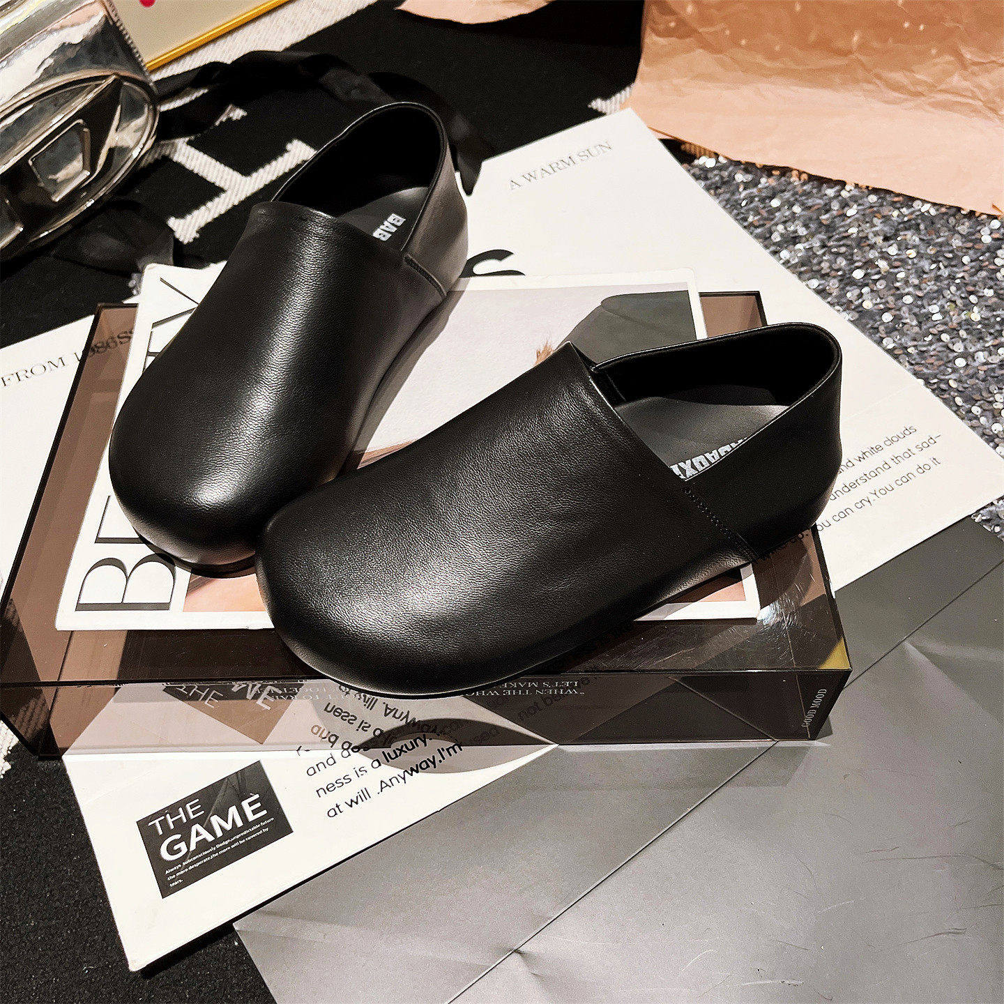 羊皮版~真皮大头勃肯鞋两穿软皮软底舒适一脚蹬内增高懒人单鞋女,女鞋,勃肯鞋/软木鞋,淘宝优惠券,粉丝福利购,淘宝优惠卷