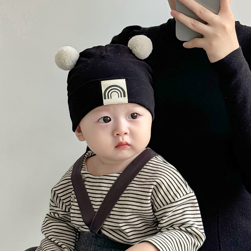 春秋婴儿帽子男女宝宝超萌可爱护囟门胎帽婴幼儿童时尚球球套头帽,童装/婴儿装/亲子装,帽子,淘宝优惠券,粉丝福利购,淘宝优惠卷