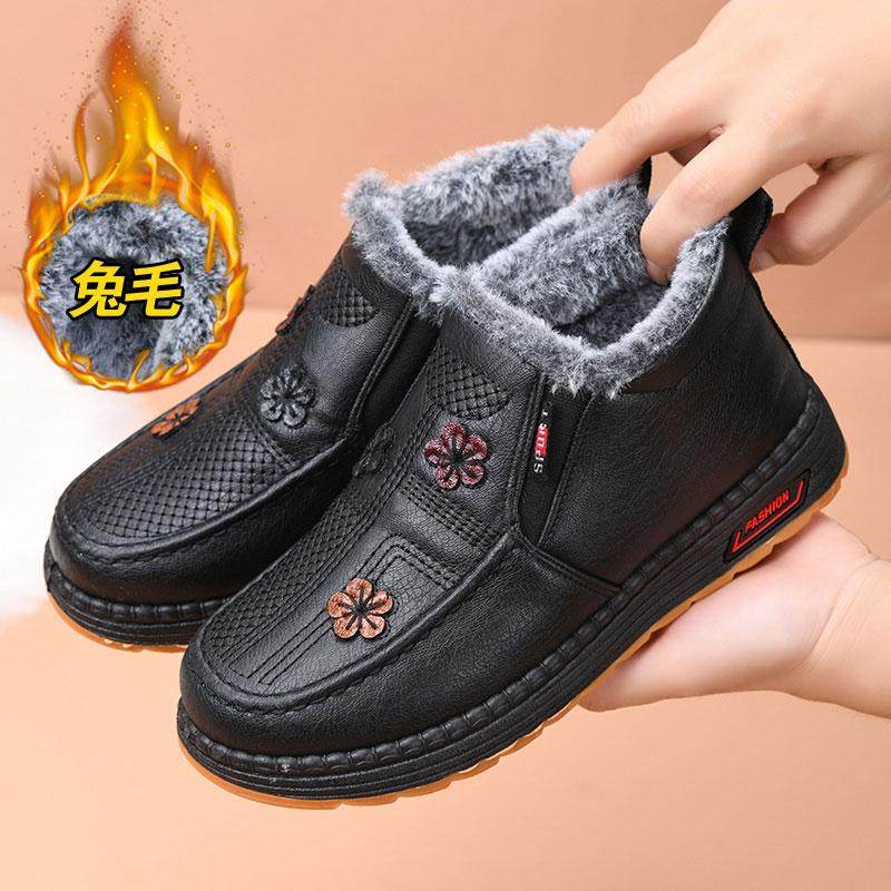 老北京棉鞋女冬季加绒保暖中老年妈妈鞋防滑软底老人鞋防水奶奶鞋,女鞋,棉鞋,淘宝优惠券,粉丝福利购,淘宝优惠卷