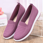 女款 春秋中老年妈妈鞋 软底防滑透气单鞋 老北京布鞋 平底舒适奶奶鞋