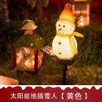 Christmas led color lights, snowmen, outdoor solar lawn, courtyard ground decorative lights, balcony scene arrangement lights thumbnail 4