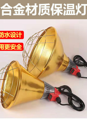 保温灯罩防水灯头小猪雏取暖加热